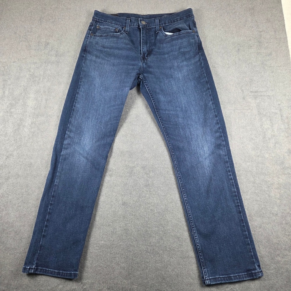 Levi's 502 Taper Jeans Mens 31x30 Dark Wash Blue Denim Excellent Condition‎